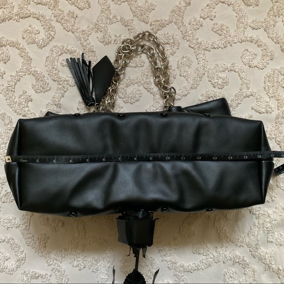 Disturbia Matte Black Dot purse - Picture 4 of 12